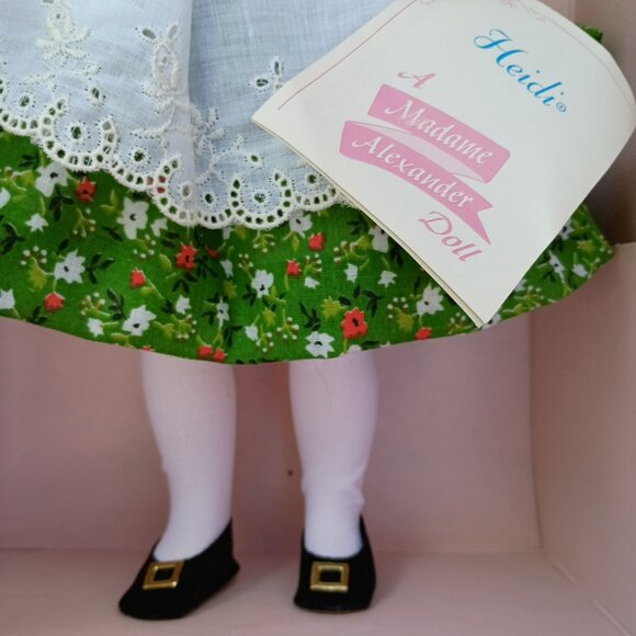 Heidi Madame Alexander Doll W Hat, Shoes 1980s Vintage 14" Tall #1580 - Picture 5 of 7